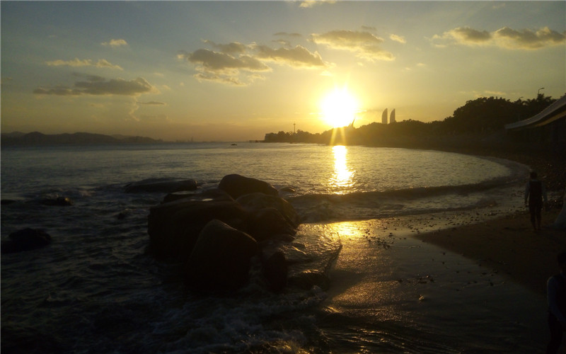 廈門落日 邸雪梅攝